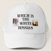 Trump / Witte Russische Trucker Hat Trucker Pet (Voorkant)