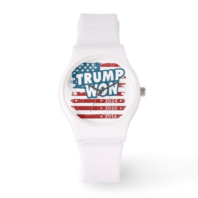 Trump won 2024 horloge (Voorkant)