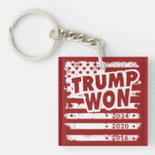 Trump won 2024 sleutelhanger (Voorkant)