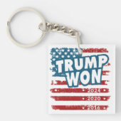 Trump won 2024 sleutelhanger (Voorkant)