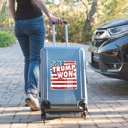 Trump Won 2024 Sticker (Koffer Insitu)