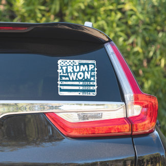 Trump won 2024 sticker