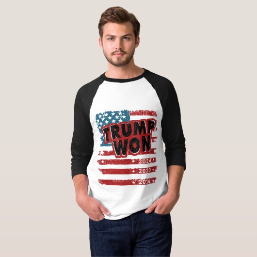 Trump won 2024 t-shirt (Voorkant volledig)