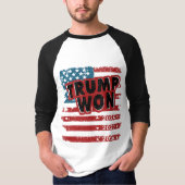 Trump won 2024 t-shirt (Voorkant)