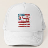 Trump won 2024 trucker pet (Voorkant)