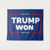 Trump won 2024 wandkleed (Voorkant (horizontaal))