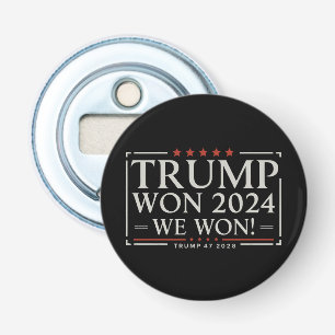 Trump Won 2024 We Won 47 2028 VS Button Flesopener