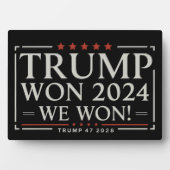 Trump Won 2024 We Won 47 2028 VS Fotoplaat (voorkant)