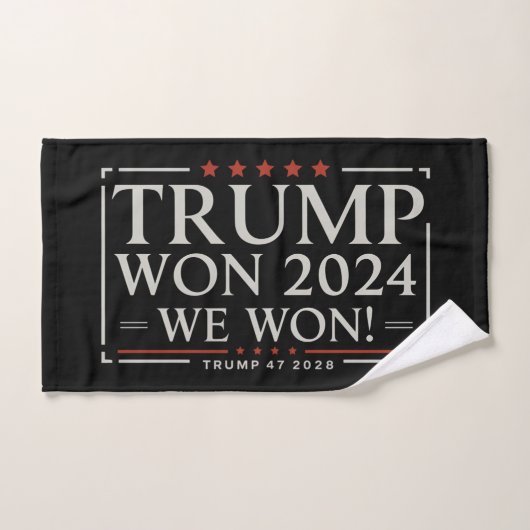 Trump Won 2024 We Won 47 2028 VS Handdoek (Handdoek)