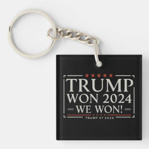 Trump Won 2024 We Won 47 2028 VS Sleutelhanger