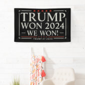 Trump Won 2024 Wij Won 47 2028 VS Spandoek (Insitu)