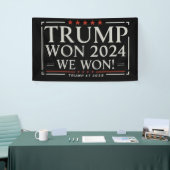 Trump Won 2024 Wij Won 47 2028 VS Spandoek (Beurs)