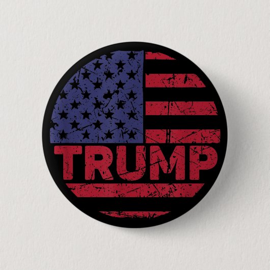 Trump won 45 47 Amerikaanse vlag Ronde Button 5,7 Cm (Voorkant)