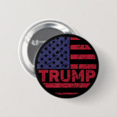 Trump won 45 47 Amerikaanse vlag Ronde Button 5,7 Cm (Voorkant /achterkant)