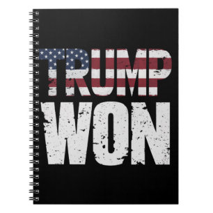 Trump won 47e Amerikaanse president Verkiezing 202 Notitieboek