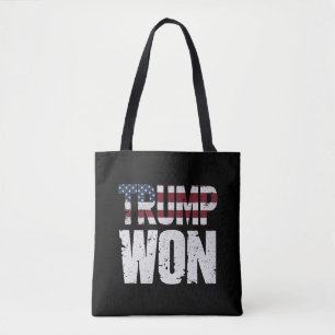 Trump won 47e Amerikaanse president Verkiezing 202 Tote Bag