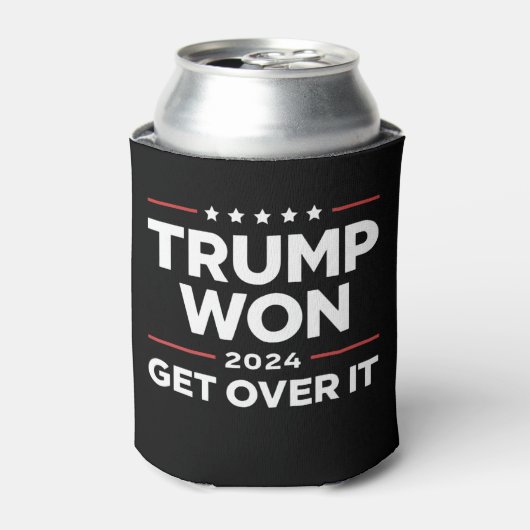 Trump Won, accepteer het 2024 Blikjeskoeler (Blikje Voorkant)