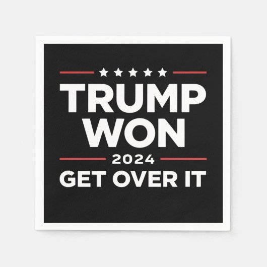 Trump Won Accepteer Het 2024 Servet (Voorkant)