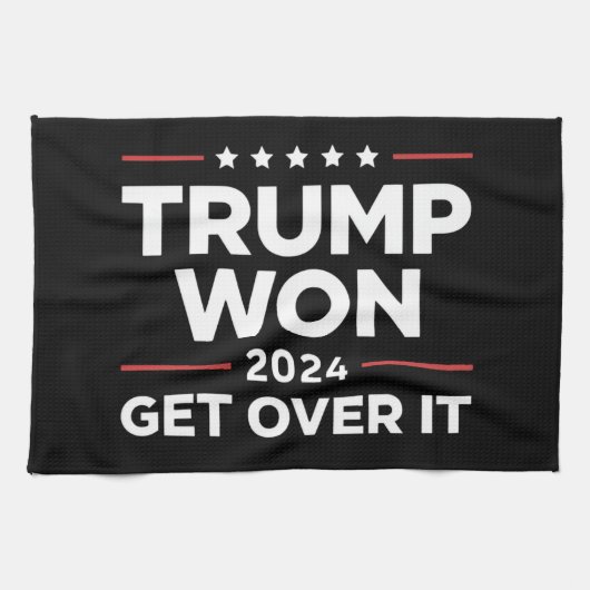 Trump Won Akkoord Ermee 2024 Theedoek (Horizontaal)