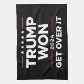 Trump Won Akkoord Ermee 2024 Theedoek (Verticaal)