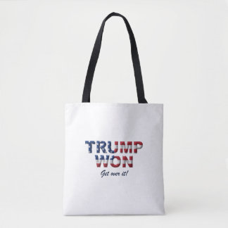 TRUMP WON boodschappentas Tote Bag