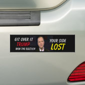 TRUMP WON BUMPERSTICKER (Op auto)