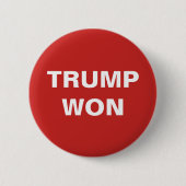 Trump Won Button (Voorkant)