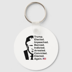 Trump won de 2024-wordlijst en herkoos overwinning sleutelhanger