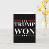 Trump won de verkiezingen van 2020 kaart (Gele Bloem)