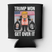 Trump won de verkiezingen van 2024 blikjeskoeler (Voorkant)
