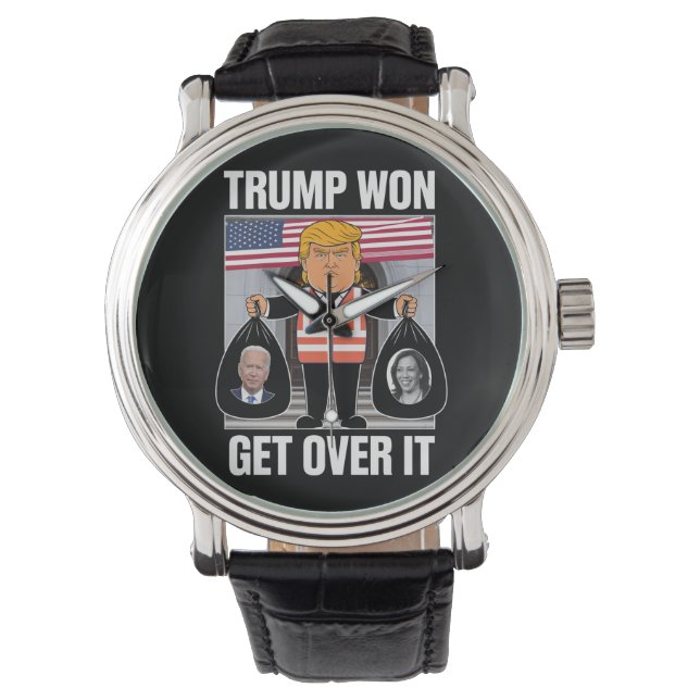 Trump won de verkiezingen van 2024 horloge (Voorkant)