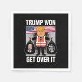 Trump won de verkiezingen van 2024 servet (Voorkant)