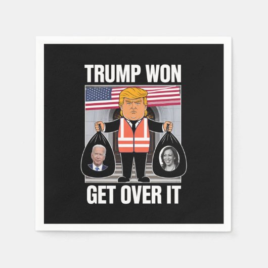 Trump won de verkiezingen van 2024 servet (Voorkant)