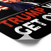 Trump won Get Over It 2024 Donald Trump won 2024 Poster (Hoek)