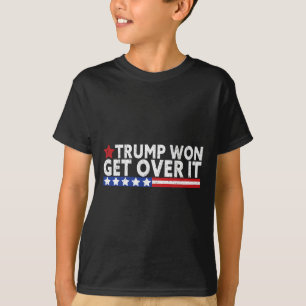Trump won Get Over It 2028 Vlag VS T-shirt
