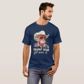 Trump won Get Over It Funny Trump 2024 T-shirt (Voorkant volledig)
