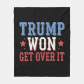 Trump won het in 2024 fleece deken (Voorkant)
