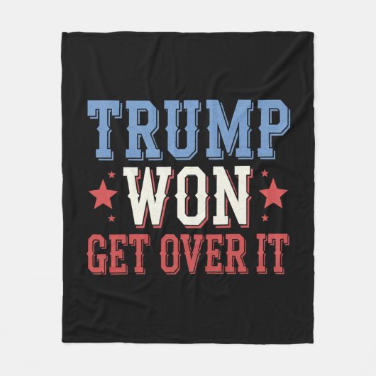 Trump won het in 2024 fleece deken (Voorkant)