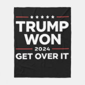 Trump won het in 2024 fleece deken (Voorkant)
