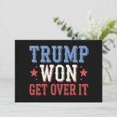 Trump won het in 2024 kaart (Staand voorkant)