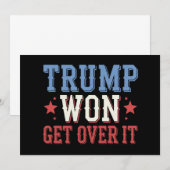 Trump won het in 2024 kaart (Voorkant / Achterkant)