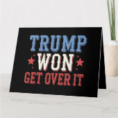 Trump won het in 2024 kaart (Voorkant)