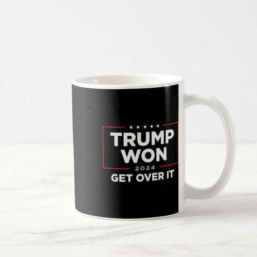 Trump won het in 2024 koffiemok (Rechts)