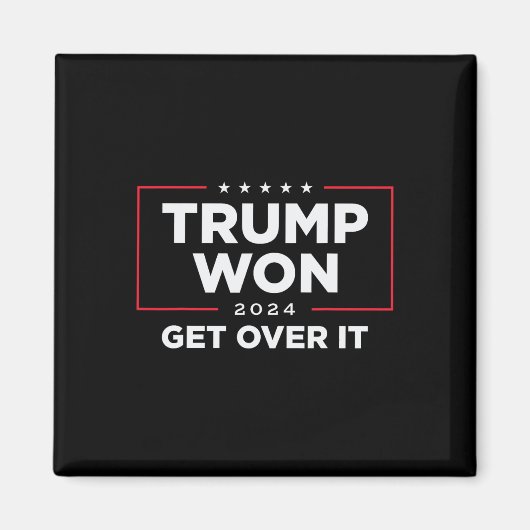 Trump won het in 2024 magneet (Voorkant)