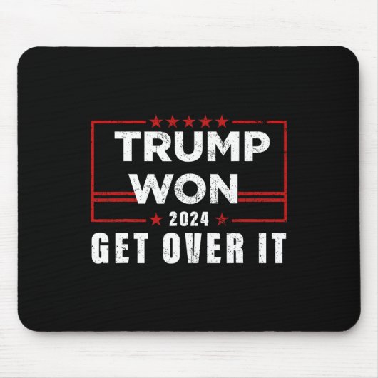 Trump won het in 2024 muismat (Voorkant)