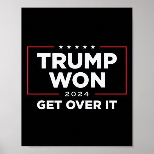 Trump won het in 2024 poster (Voorkant)