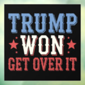 Trump won het in 2024 raamsticker (Vel 3)