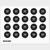 Trump won het in 2024 ronde sticker (Vel)