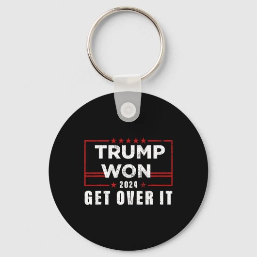 Trump won het in 2024 sleutelhanger (Voorkant)