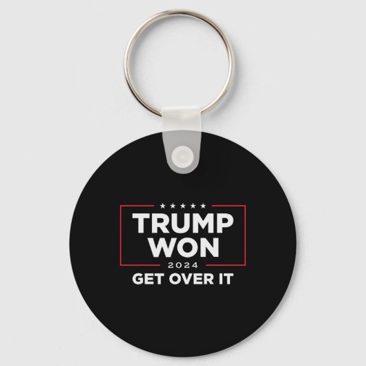 Trump won het in 2024 sleutelhanger (Voorkant)